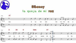 Trio Los Panchos Siboney karaoke version sheet music for playerschorus addedYe karaoke [upl. by Bellda534]