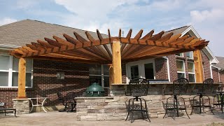 TOP 100 CORNER PERGOLA DESIGN IDEAS  ADD STYLE AND FUNCTION TO OUTDOOR WITH TRIANGLE PERGOLA TIPS [upl. by Ahsenak]