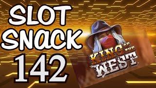 Slot Snack 142 King of the West New Super BONUS [upl. by Ahsiloc]