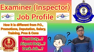 Examiner Job Profile  Comparison with PO  ssc cgl examiner motivation job work [upl. by Aklog]