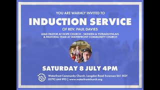 Paul Davies Induction Service  8th July 2023 [upl. by Lanette]