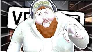 CASEOH BANS PEOPLE IN VRCHAT FT ChrisQuitsReality  VRChat Funny Moments [upl. by Rumery]