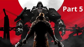 Wolfenstein The New Order 10 YEARS LATER  Gameplay Walkthrough Part 5  The Train [upl. by Kaczer]