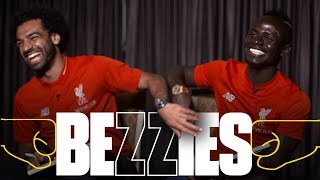 BEZZIES with Salah and Mane  Fastest Best haircut Coffee or Lovren [upl. by Akienaj]