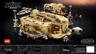 LEGO instructions  Star Wars  75290  Mos Eisley Cantina [upl. by Haeluj]