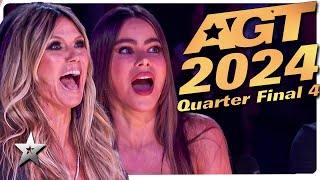 Americas Got Talent 2024 ALL AUDITIONS  Quarter Final 4 [upl. by Einwat332]