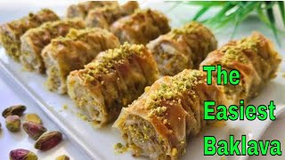 This is the EASIEST Baklava Recipe Youll EVER Make in Minutes [upl. by Eyeleen426]