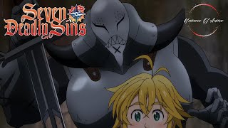 Meliodas VS Golgius FULL FIGHT SCENE  Seven Deadly Sins  Nanatsu no Taizai [upl. by Enawyd]