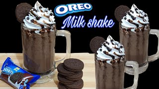 Oreo Milkshake Thick creamy Oreo MilkshakeOreo Milkshake recipe chocolate milkshakemilkshake [upl. by Neimad]