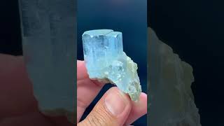 Natural Terminated Sky Blue Aquamarine specimenaquamarine specimen aquamarine crystals specimen [upl. by Ainitsirhc672]