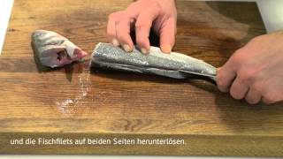 Fisch entschuppen und filetieren [upl. by Hiroshi821]