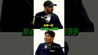 Guess the Rank  AIR  41 to😮 🎙️Saransh Sir podcast iitjee esaral kota [upl. by Shakti152]