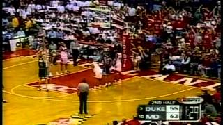 01272001 2 Duke Blue Devils at 10 Maryland Terrapins [upl. by Ydnarb]