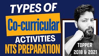 Types of Cocurricular Activities  NTS Preparation  BRAINS ACADEMY nts ajkpsc [upl. by Scutt]