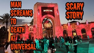 A man screamed to death at Universals Halloween Horror Nights this year and nobody is sure why [upl. by Pittman]