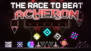 The Race to Beat Acheron Geometry Dash [upl. by Mailliw154]