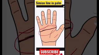 सिमीयन रेखा part2Simian line in palm palmistry astrology [upl. by Loydie]