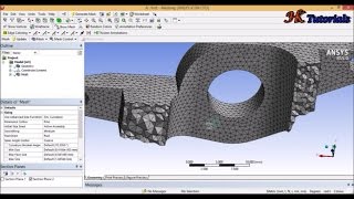 4 Ansys tetrahedron meshing method [upl. by Asilet]