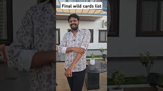 Bigg Boss 8 Telugu Final wild Cards list by Adi Reddy [upl. by Akehsar582]