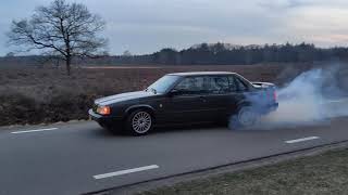 Volvo 940 burnout [upl. by Ahsasal]