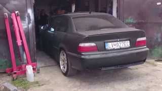 BMW E36 325i no exhaust sound part 2 [upl. by Ayotan]