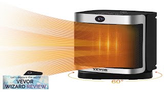 VEVOR Electric Space Heater with Thermostat Remote Control 2Level Adjustable Quiet Ceramic Review [upl. by Lateh963]