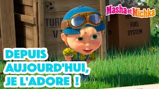 Masha et Michka 👩🏼‍🍳🍝 Depuis aujourdhui je ladore  🛫🐧 Collection dépisodes [upl. by Alo]