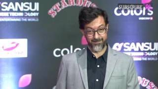 Rajat Kapoor  Red Carpet  Sansui Colors Stardust Awards 2016 [upl. by Man509]