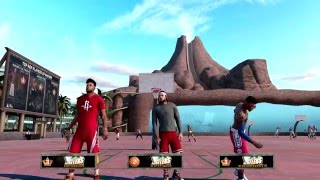 NBA 2K16  My Park  Sunset Beach  Guarding Mascot [upl. by Ennaeilsel]