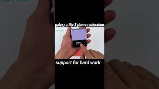 Samsung galaxy z flip 3 phone restoration shorts automobile galaxy trending asmr automobile [upl. by Katy]