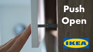 How to install an IKEA push opener [upl. by Amilah]