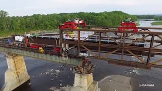 How to replace a railway bridge span within six hours [upl. by Paxton]