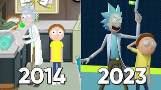 Evolution of Rick amp Morty Games 20142023 [upl. by Westberg]