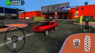 Shopping Mall Parking Game Taxi Car  Android Gameplay [upl. by Ellenohs]