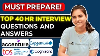 Top 40 HR Interview Questions amp Answers HRInterviewquestions accentureHRinterviewquestions [upl. by Meelas]