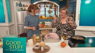 Cider and herb turkey and stuffing muffins  The Good Stuff with Mary Berg [upl. by Conn]