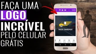 3 Aplicativos para Fazer Logo Grátis pelo Celular [upl. by Harihat]