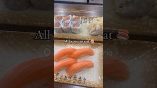 All you can eat  Sushi Place 📍 Toronto allyoucaneat buffet todotoronto foodvlog shorts [upl. by Peoples]