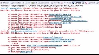 ORA12505 TNSlistener does not currently know of SID given in connect descriptor Eclipsesolved [upl. by Anuaek]