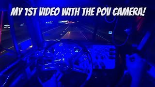 POV for a peterbilt 379  Testing out my DJI action 4  Running late from SC to CT [upl. by Nref]