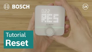 How to reset the Room Thermostat II I Bosch Smart Home [upl. by Nakhsa]