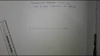 TRAPEZIUM METHOD  PROJECTION OF LINE [upl. by Anaoj]