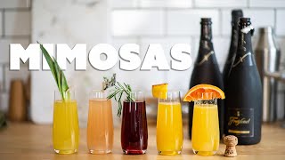 Champagne Cocktail Recipes  MIMOSA MADNESS [upl. by Emmott442]