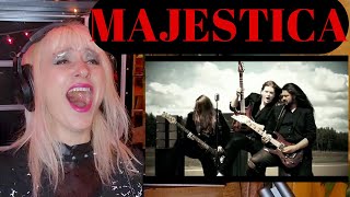 MAJESTICA  Above The Sky  Artist amp Vocal Performance Coach Reaction amp Analysis [upl. by Rednaskela347]