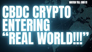 CRYPTO ENTER REAL WORLD cryptocurrencies xrpripple worldnews [upl. by Nido]