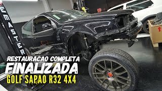 RESTAURAÇÃO COMPLETA DO GOLF R32 FINALIZADA 🔥🙌🏻 [upl. by Peonir]