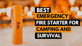 5 Best Emergency Fire Starter For Camping And Survival In 2024🔥 [upl. by Daney]