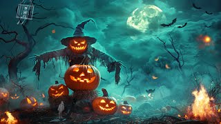 Halloween Ambience 🎃 Cozy Autumn Corner 🍂 Relax to the Spooky Sounds of Nature and Calming Music [upl. by Anitap]