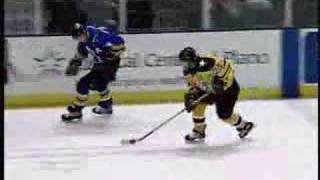 Lyon Messier Big Hit NHL Prospect [upl. by Resiak740]