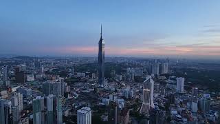 July 2022 Waiting Sunset Warisan Merdeka Tower KL PNB 118 World Second Tallest Building Kuala Lumpur [upl. by Morrissey704]